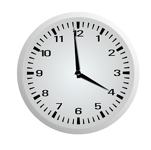 Clock Face - Three Fifty-Nine - 3:59