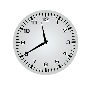 Clock Face - Eleven Forty - 11:40