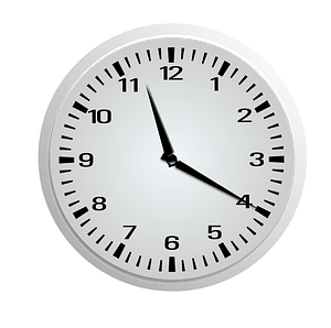 Clock Face - Eleven Twenty - 11:20
