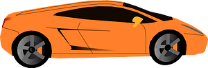 Orange Lamborghini