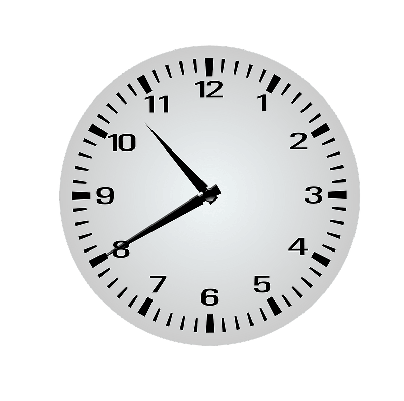 Clock Face - Ten Forty - 10:40