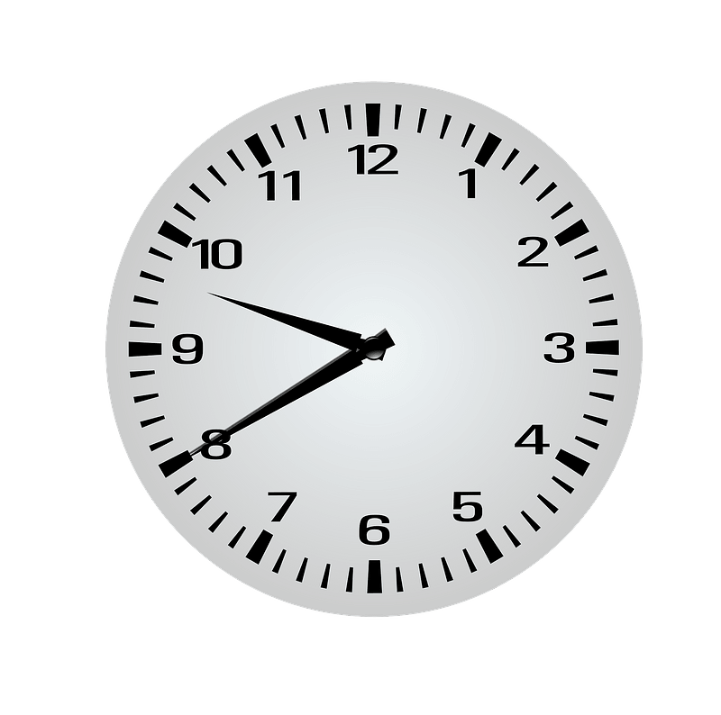 Clock Face - Nine Forty - 9:40