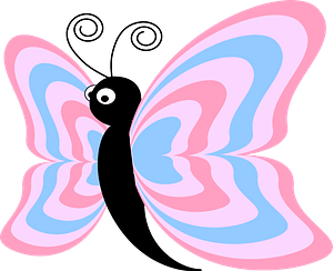 Cartoon butterfly