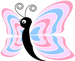 Cartoon butterfly