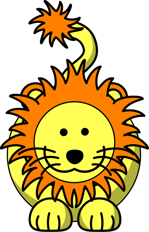 Cartoon lion