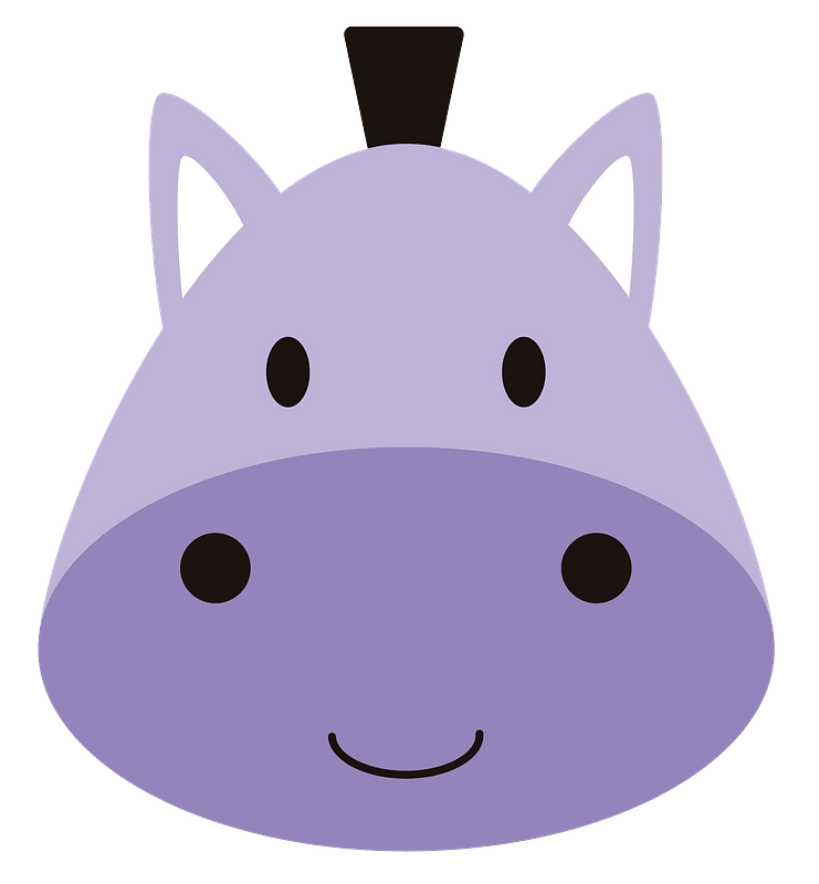 Cute donkey face
