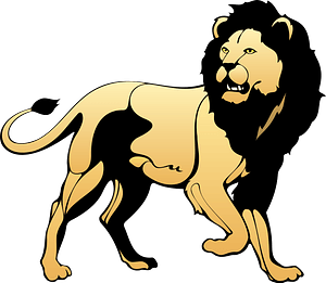Walking lion
