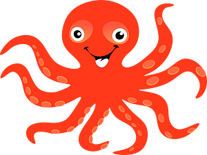 Happy octopus