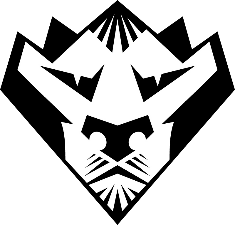 Stylized tiger face