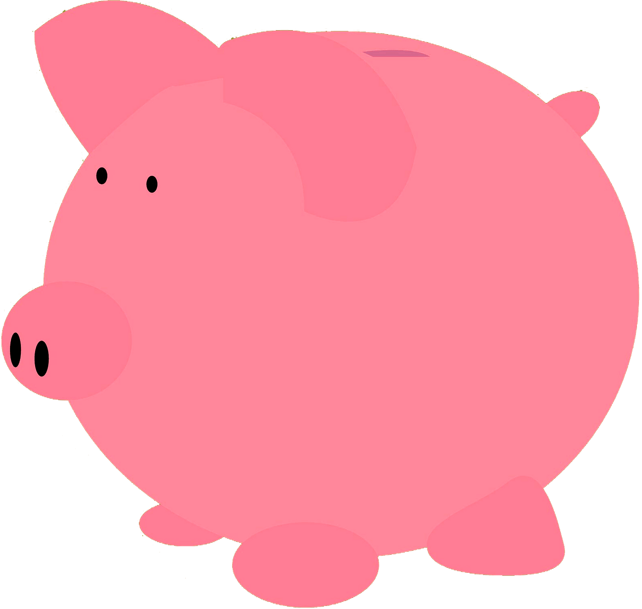 Cartoon piggy bank Free vector clipart images on creazilla