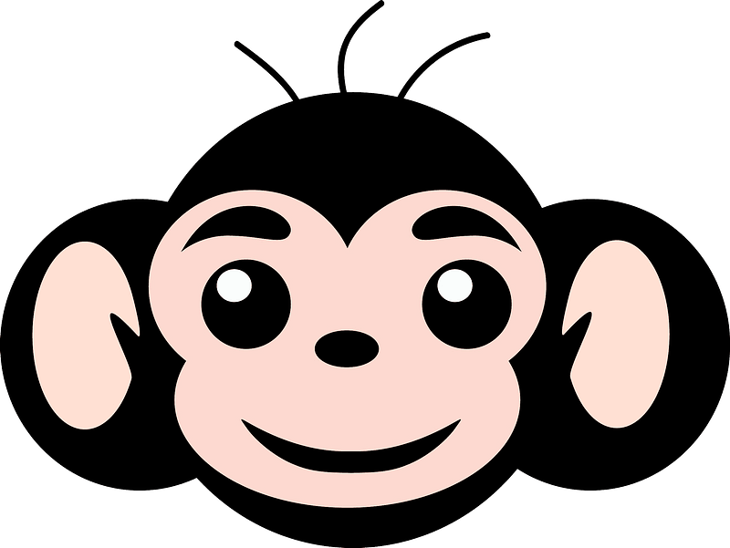 Friendly monkey face
