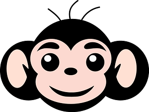 Friendly monkey face