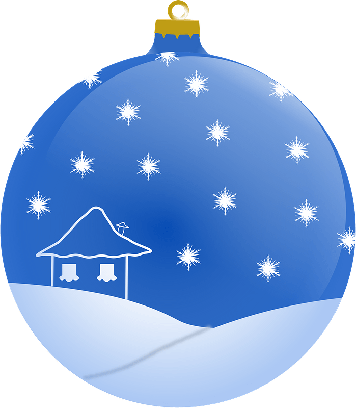 Christmas Ornament with Hut