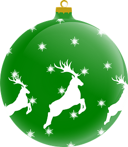 Christmas Ornament with Reindeer