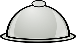 Serving plate with lid