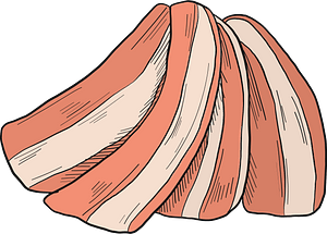 Bacon slices