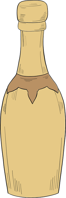 Champagne bottle