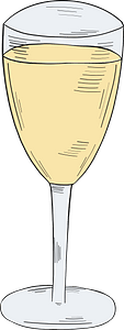 Glass of champagne