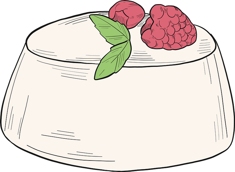 Raspberry dessert
