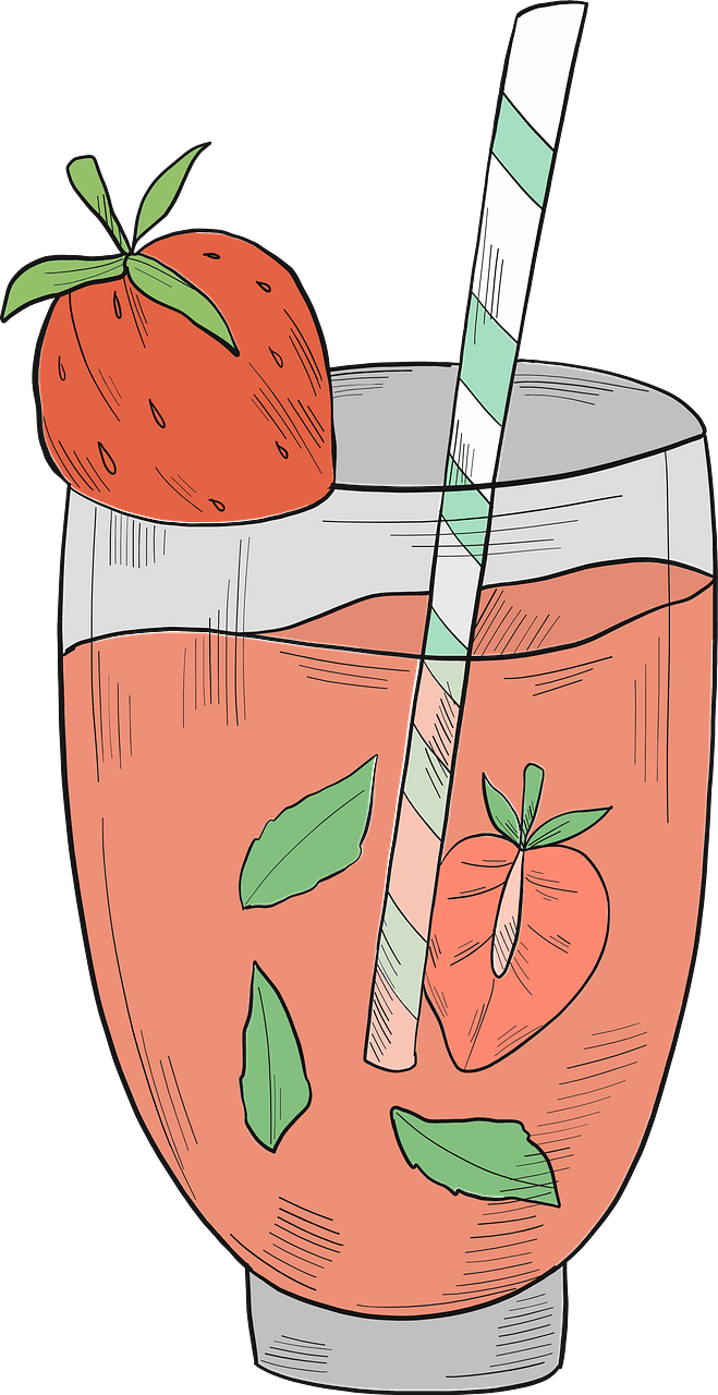 Glass of lemonade