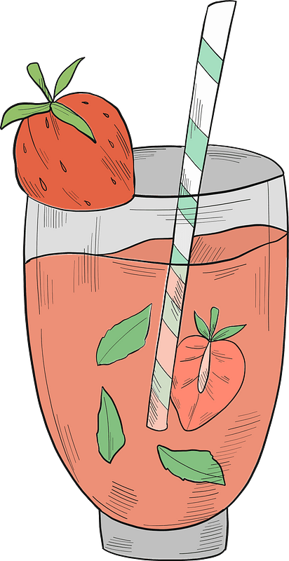 Glass of lemonade