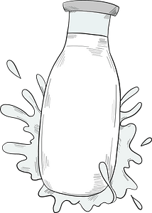 Bottle of milk