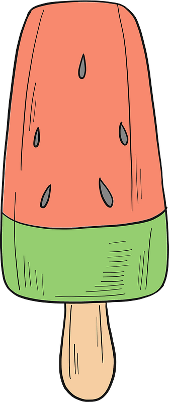 Watermelon popsicle