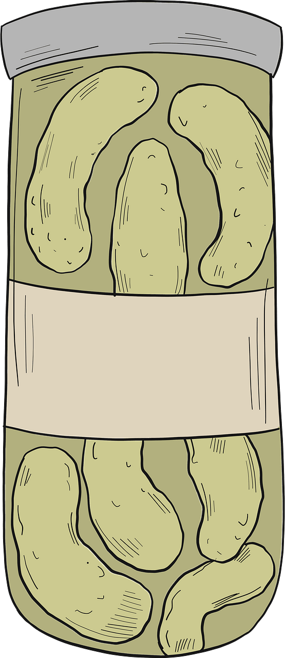 Canned cucumbers