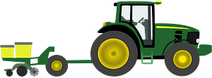 Tractor with planter