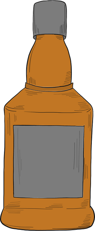 Bottle of alcohol