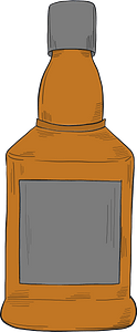 Bottle of alcohol