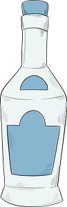 Bottle of alcohol