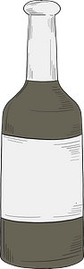 Bottle of alcohol