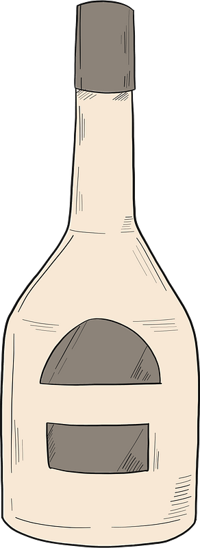 Bottle of alcohol