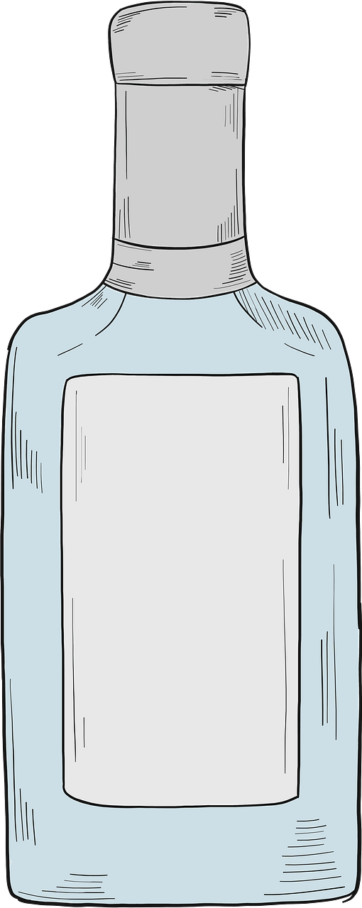 Bottle of alcohol