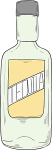 Bottle of alcohol