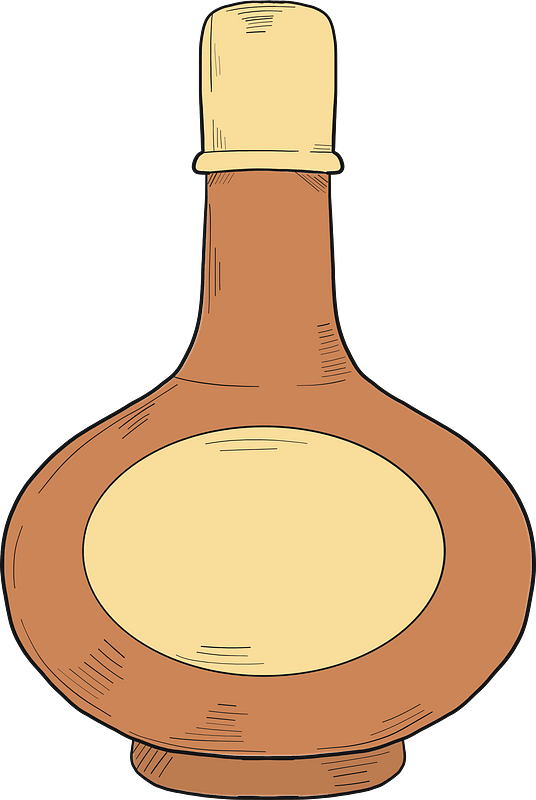Bottle of alcohol