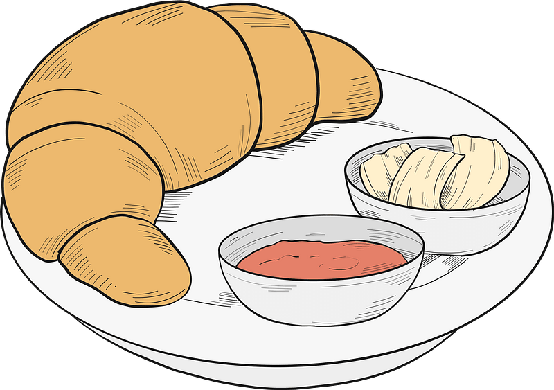Croissant for breakfast