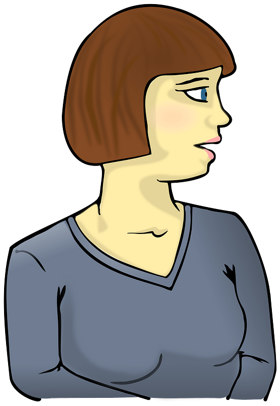 Woman Looking Sideways