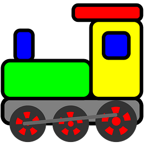 Colorful Toy Train