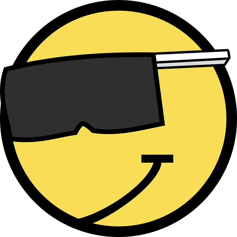 Yellow Smiley with Sunglasses