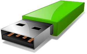 Green USB Drive