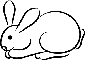 Rabbit Outline