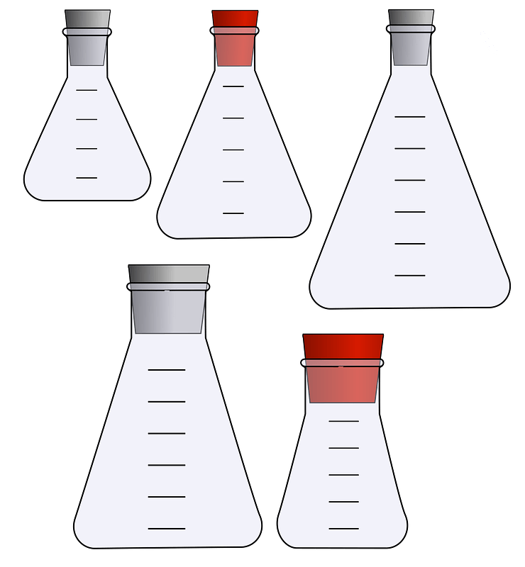 Erlenmeyer Flasks with Stoppers