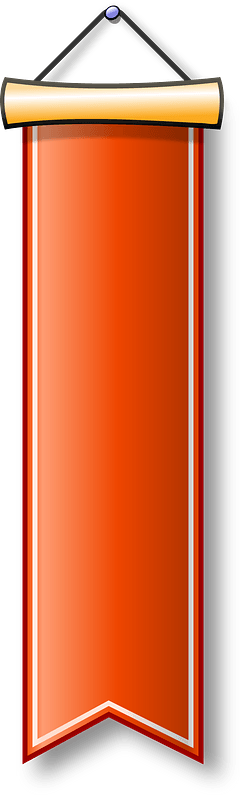 Vertical Orange Banner