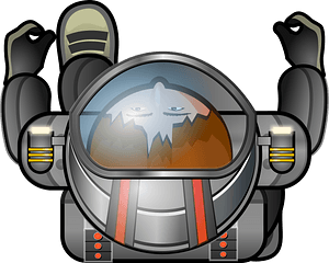 Topview Cosmonaut