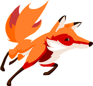 Orange and Red Fox