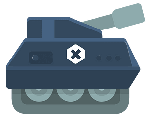 Blue tank