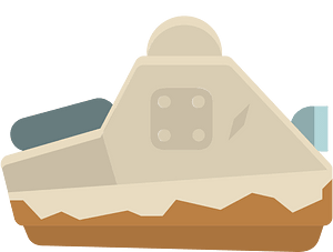 Beige tank body