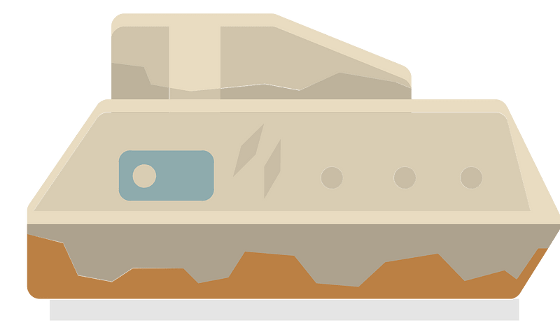 Beige tank body